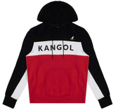 Kangol Colorblock Red White & Black Pullover Hoodie for Men